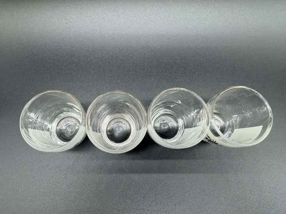 Vintage Anchor Hocking Comical Novelty Shot Glasses Set of 4